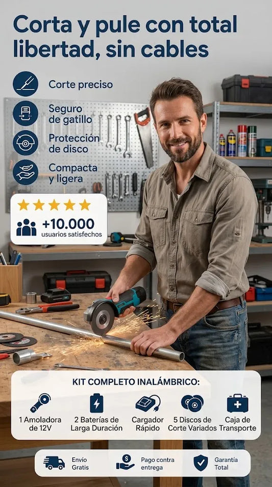 Mini Amoladora Pro™ -  Angular e Inalambrica